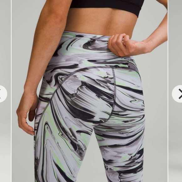 Lululemon Swift Speed High-Rise Tight 28" Sz 4 Warp Multi - Picture 6 of 14
